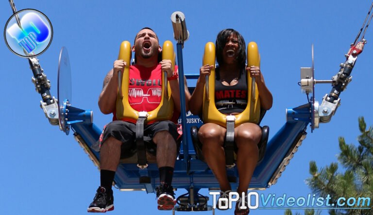 Top 10 Funny Slingshot Ride - Top 10 Videos